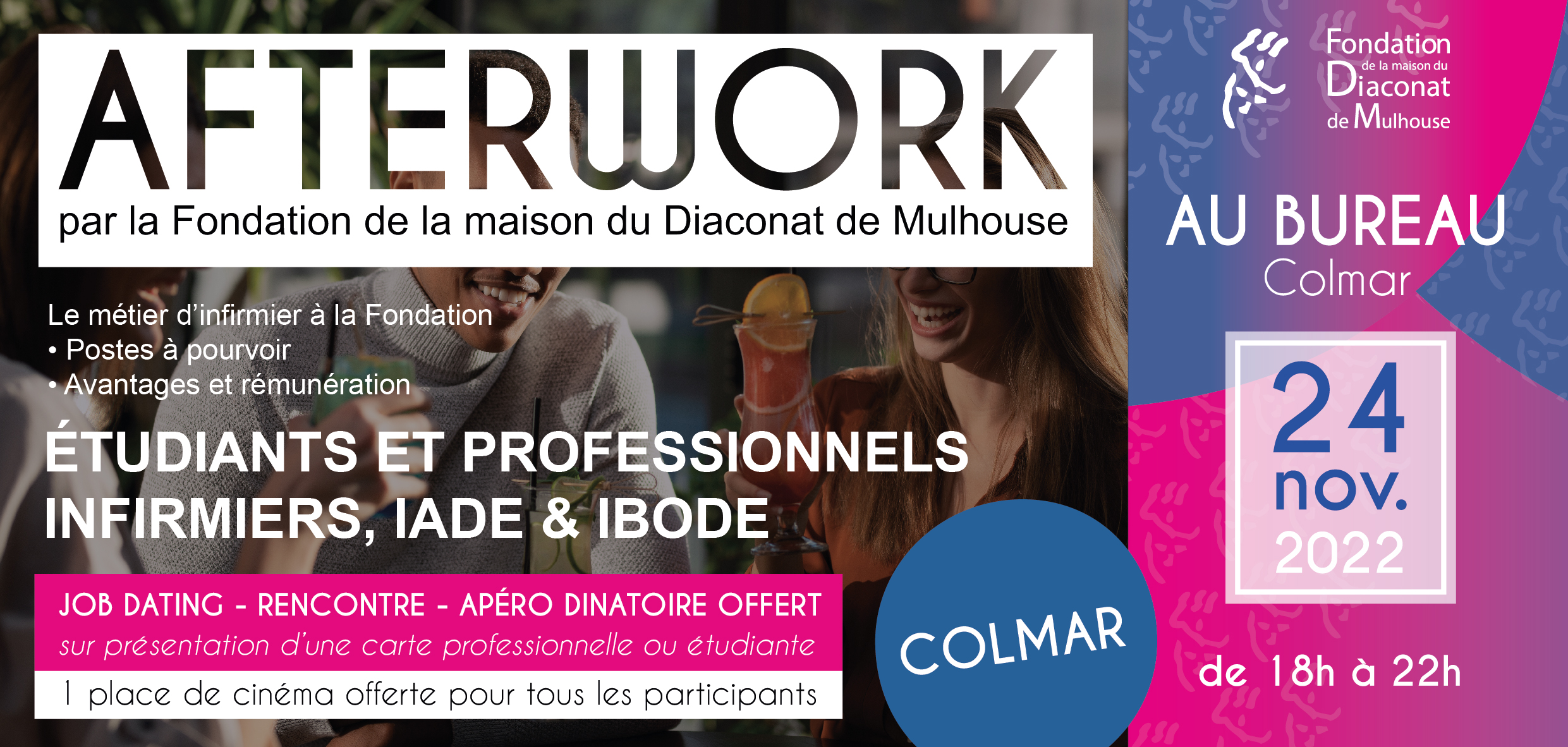 Afterwork infirmier à Colmar