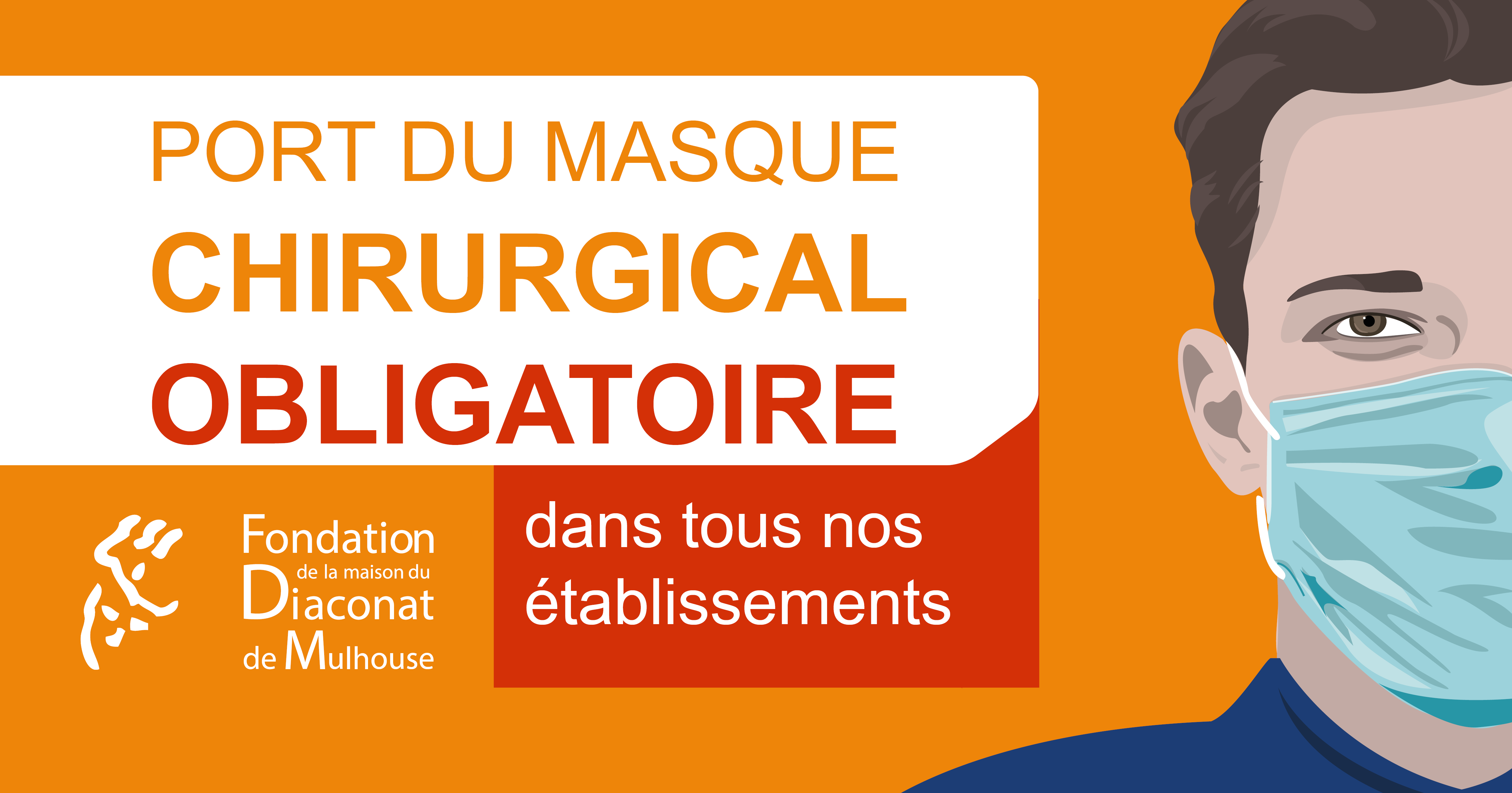 Interdiction du port du masque en tissus