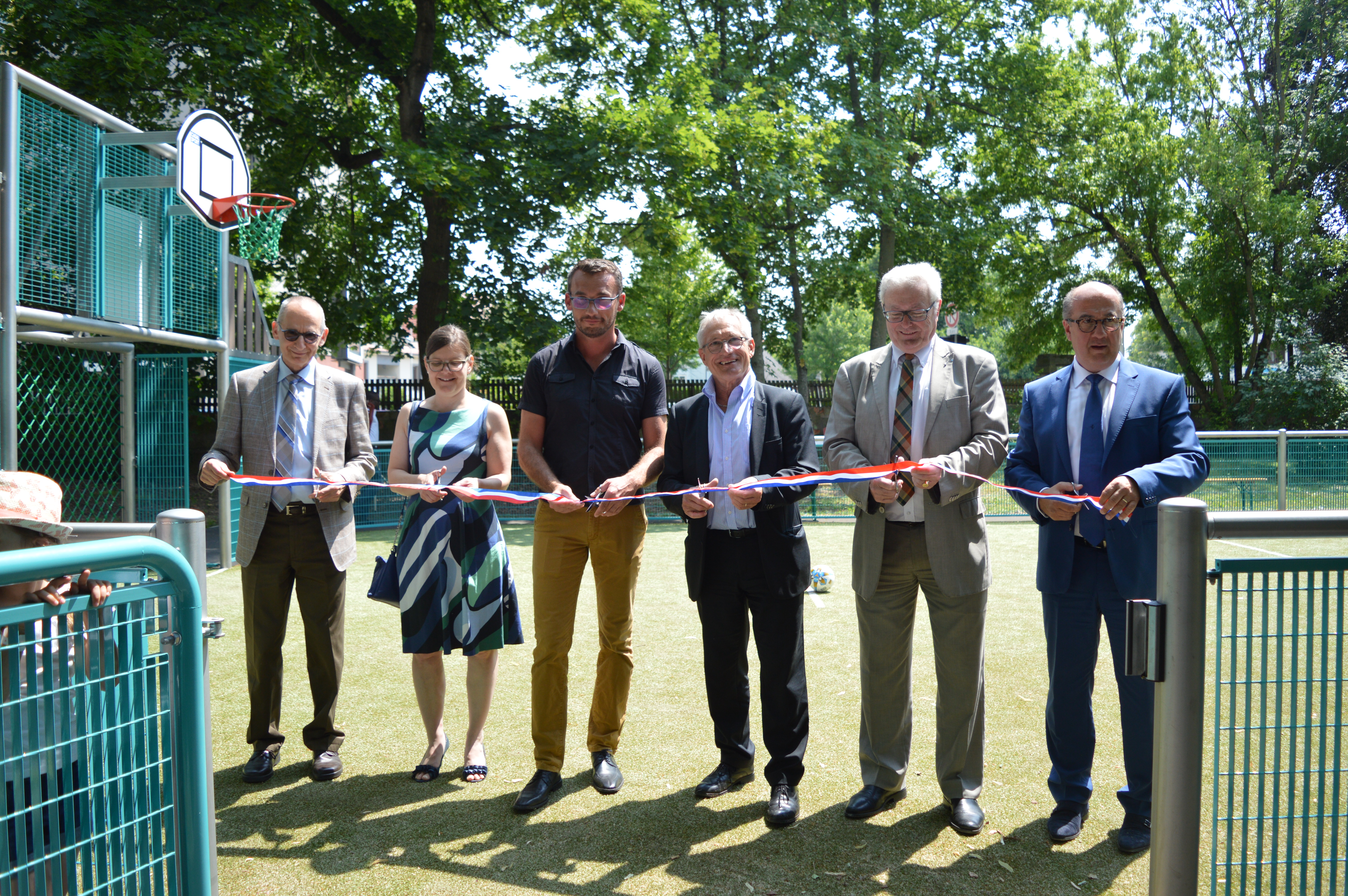 Inauguration du terrain multisport