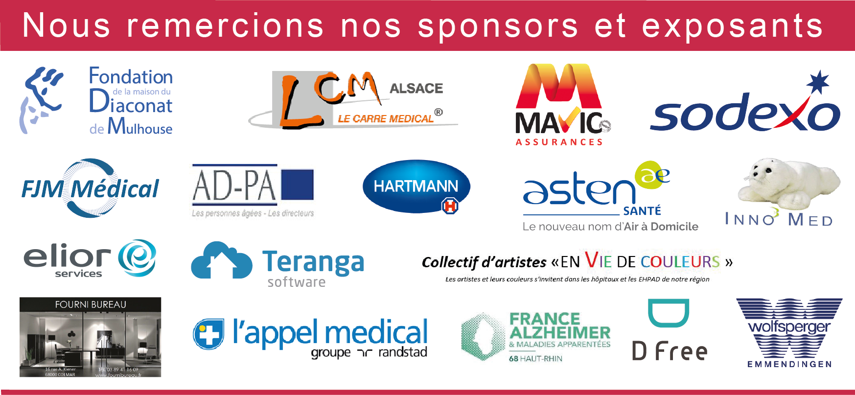 Remerciements partenaires